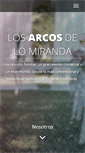 Mobile Screenshot of losarcosdelomiranda.cl